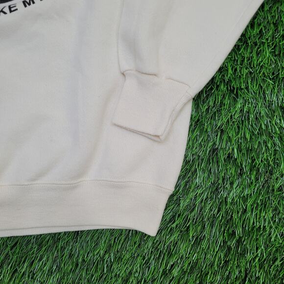 Vintage 80s Cat US-Flag Sweatshirt Womens Large 20x23 Beige - Picture 14 of 14